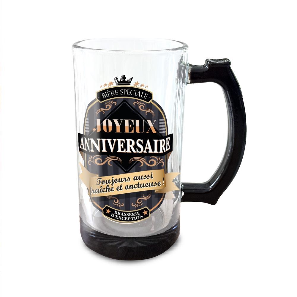 Chope noire joyeux anniversaire