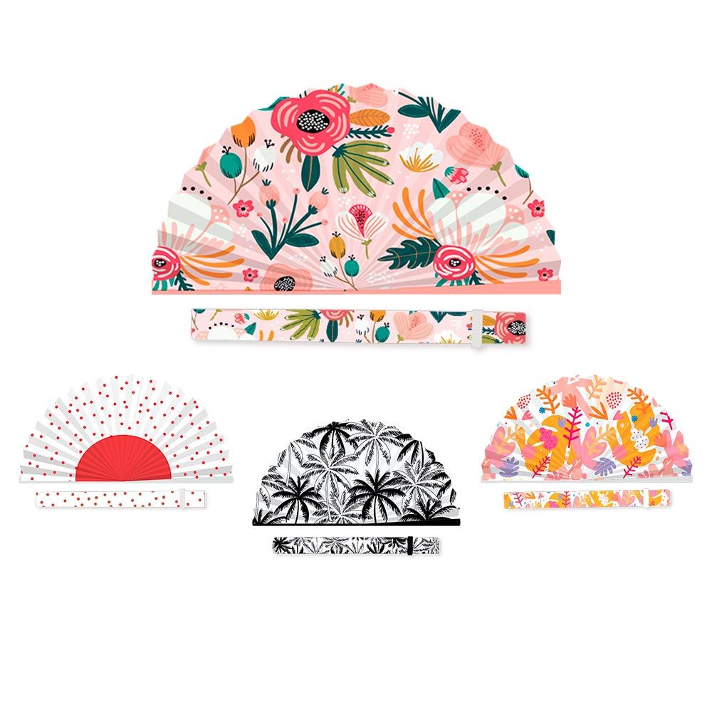 Eventail decor 4mods /24pcs