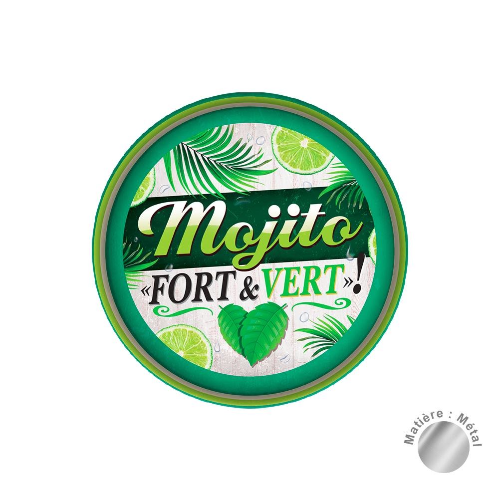 Plateau metal "mojito..."