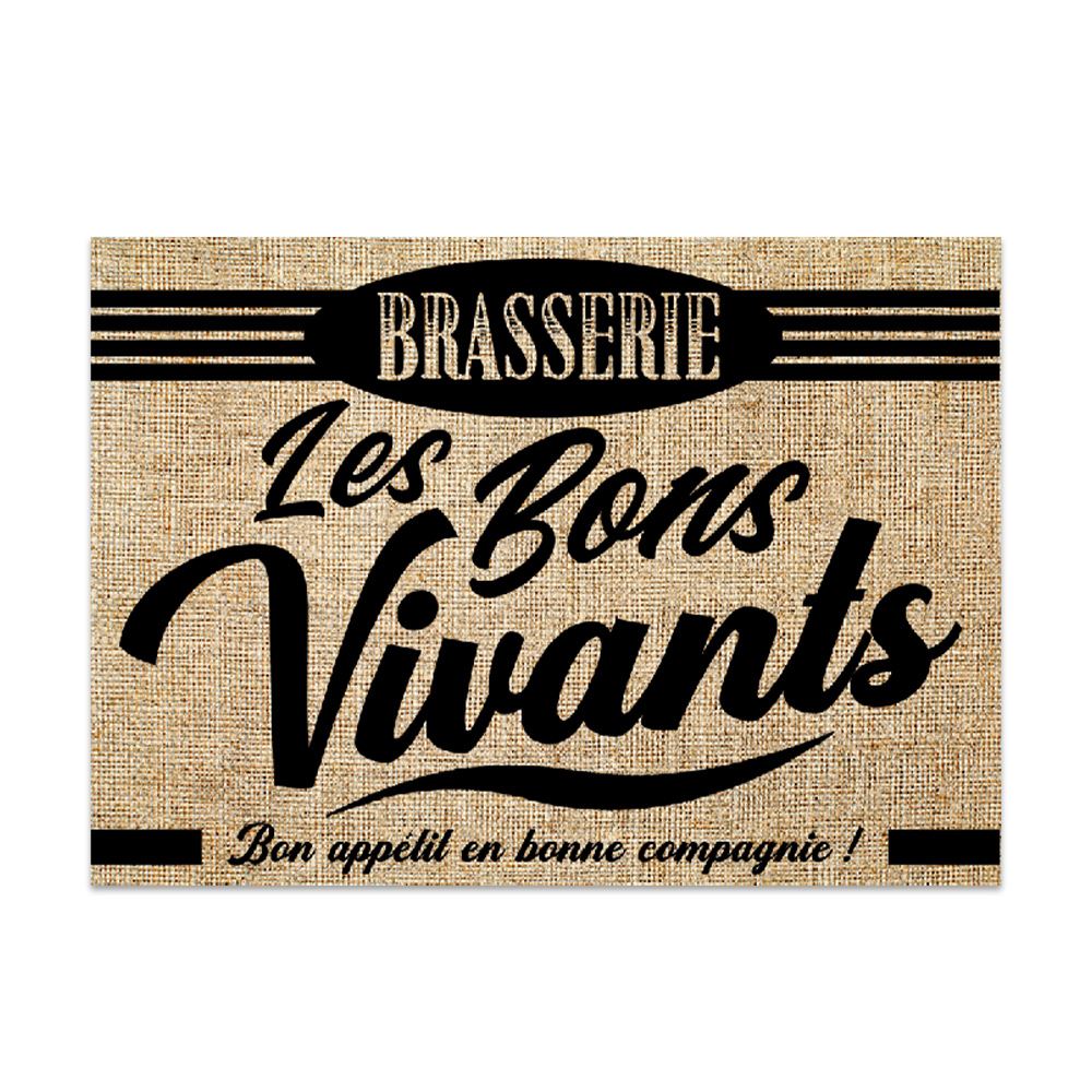 Set de table "les bons vivants"