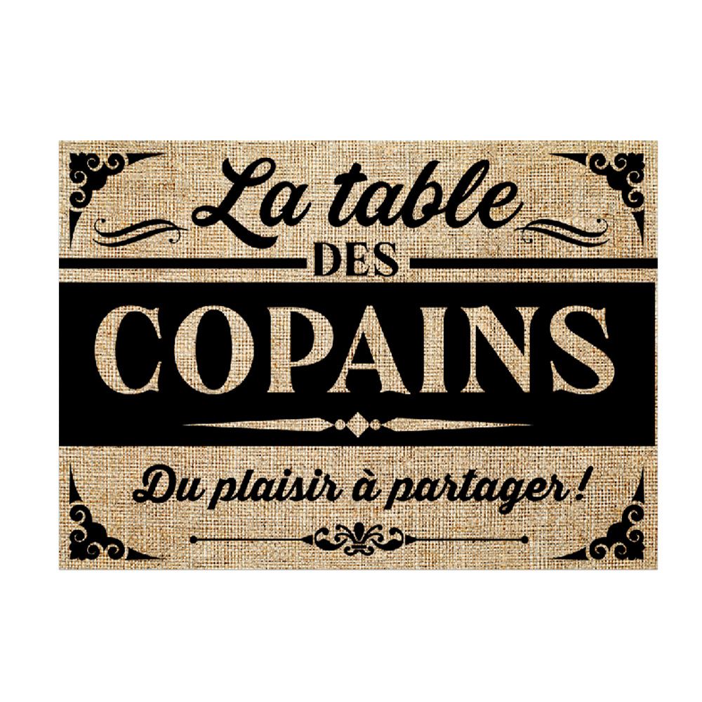 Set de table "la table des copains"