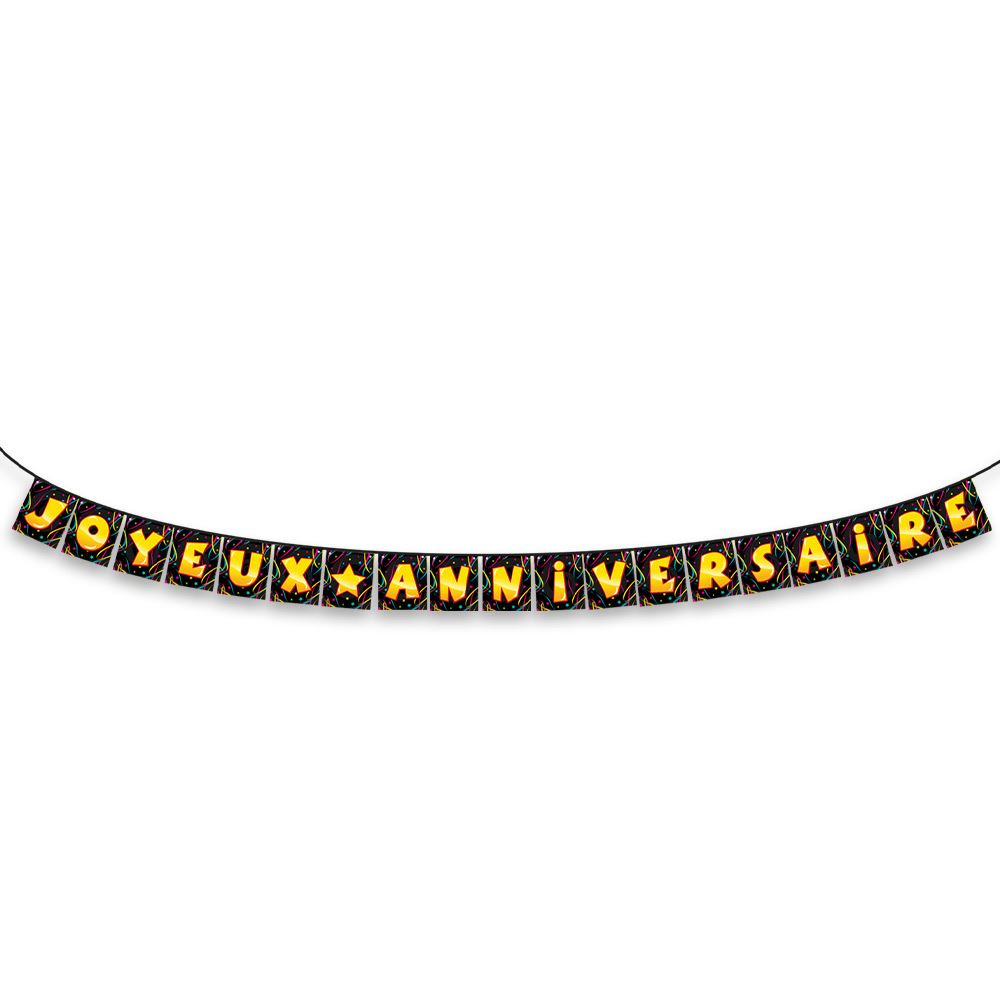 Guirlande ruban anniversaire -ex : b12809