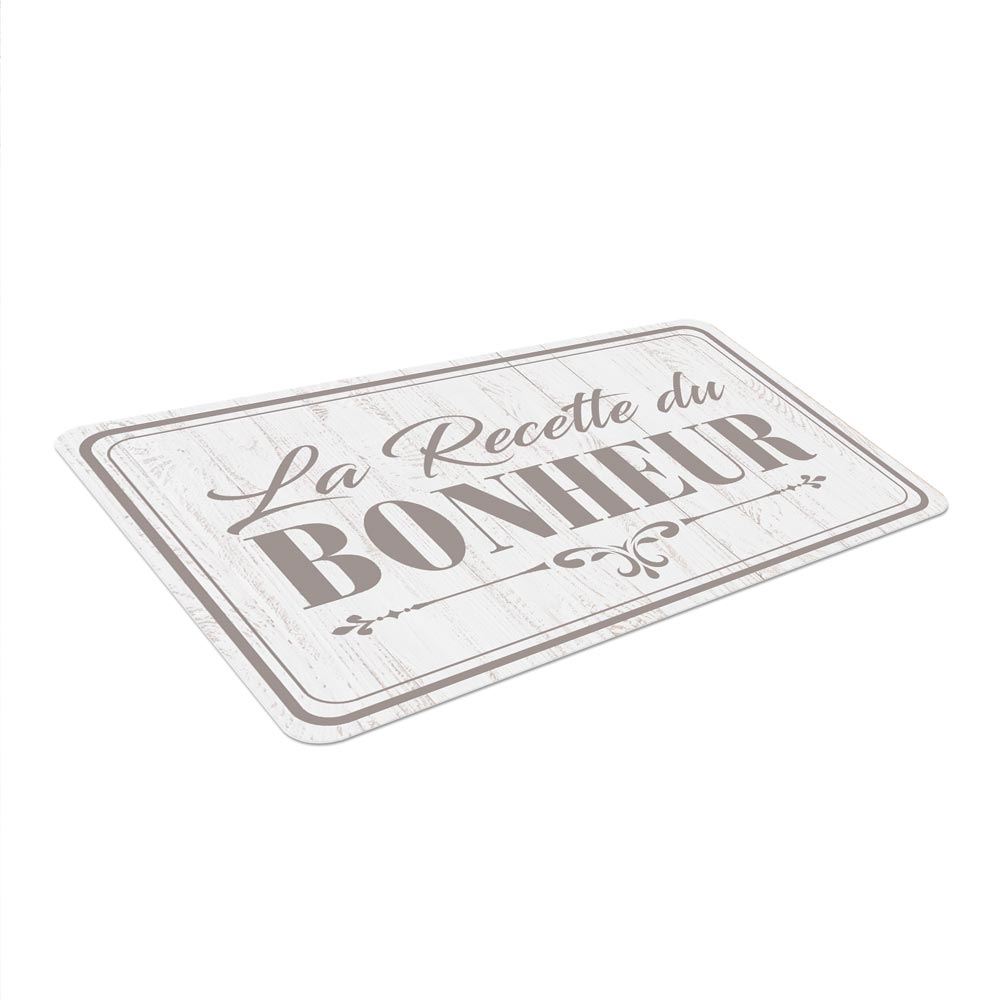 Set de table pvc "recette du bonheur"