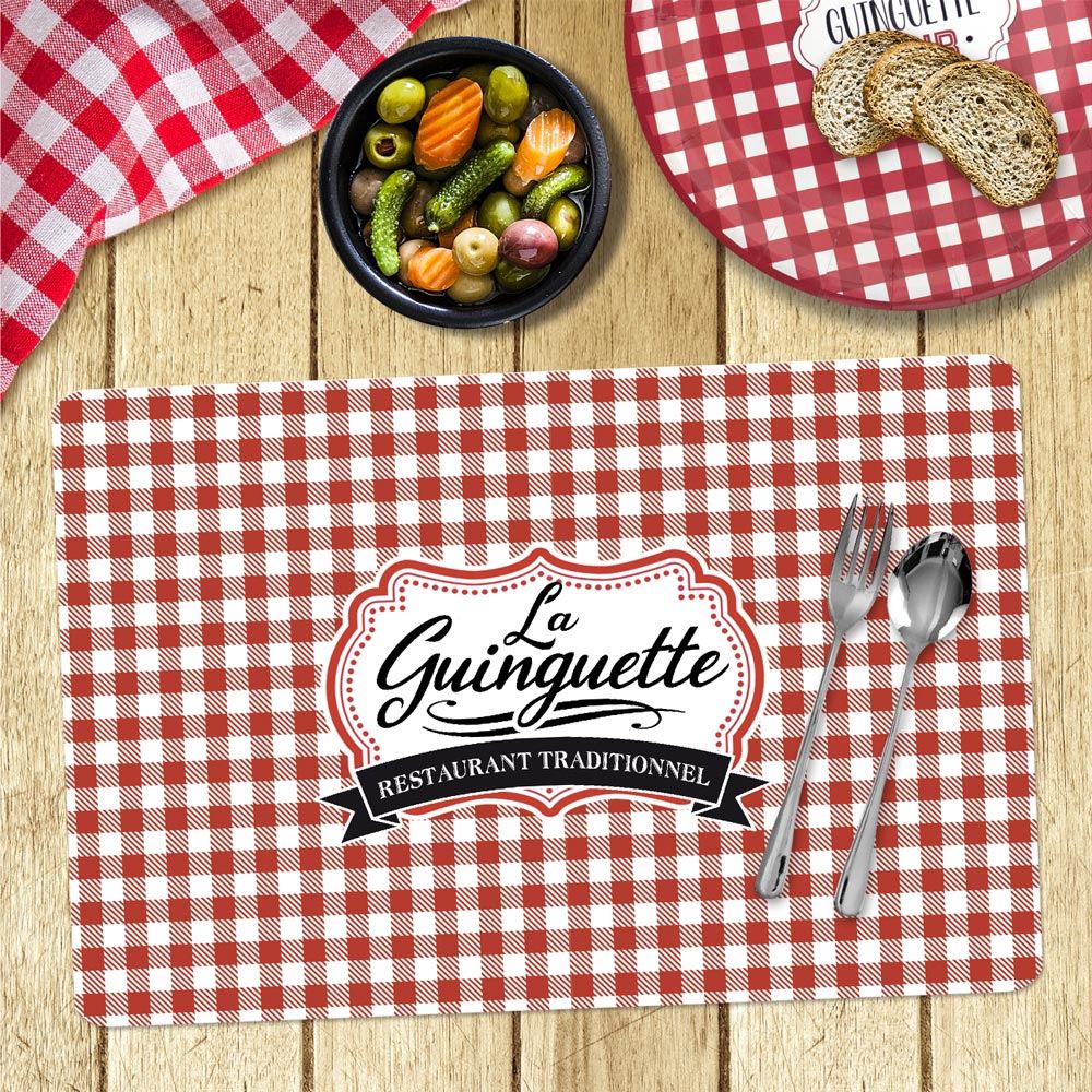 Set de table pvc "la guinguette"