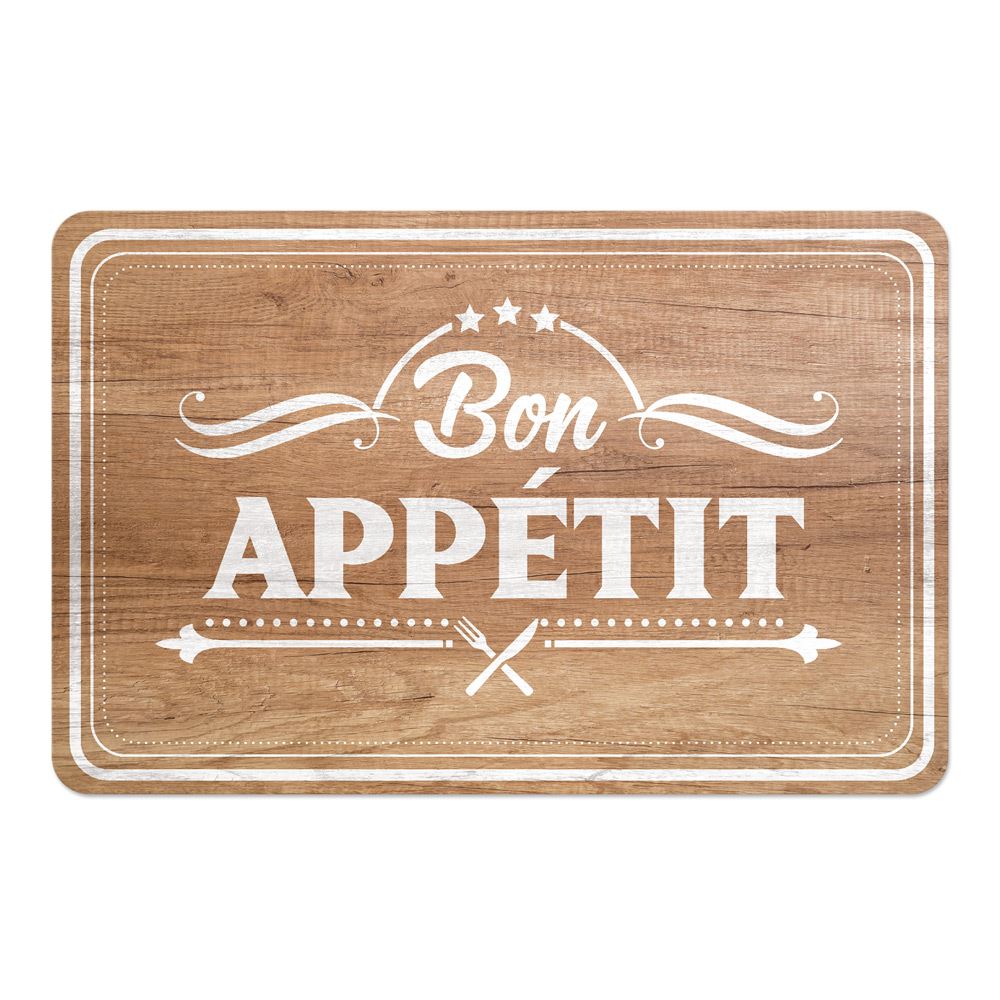 Set de table pvc "bon appetit"