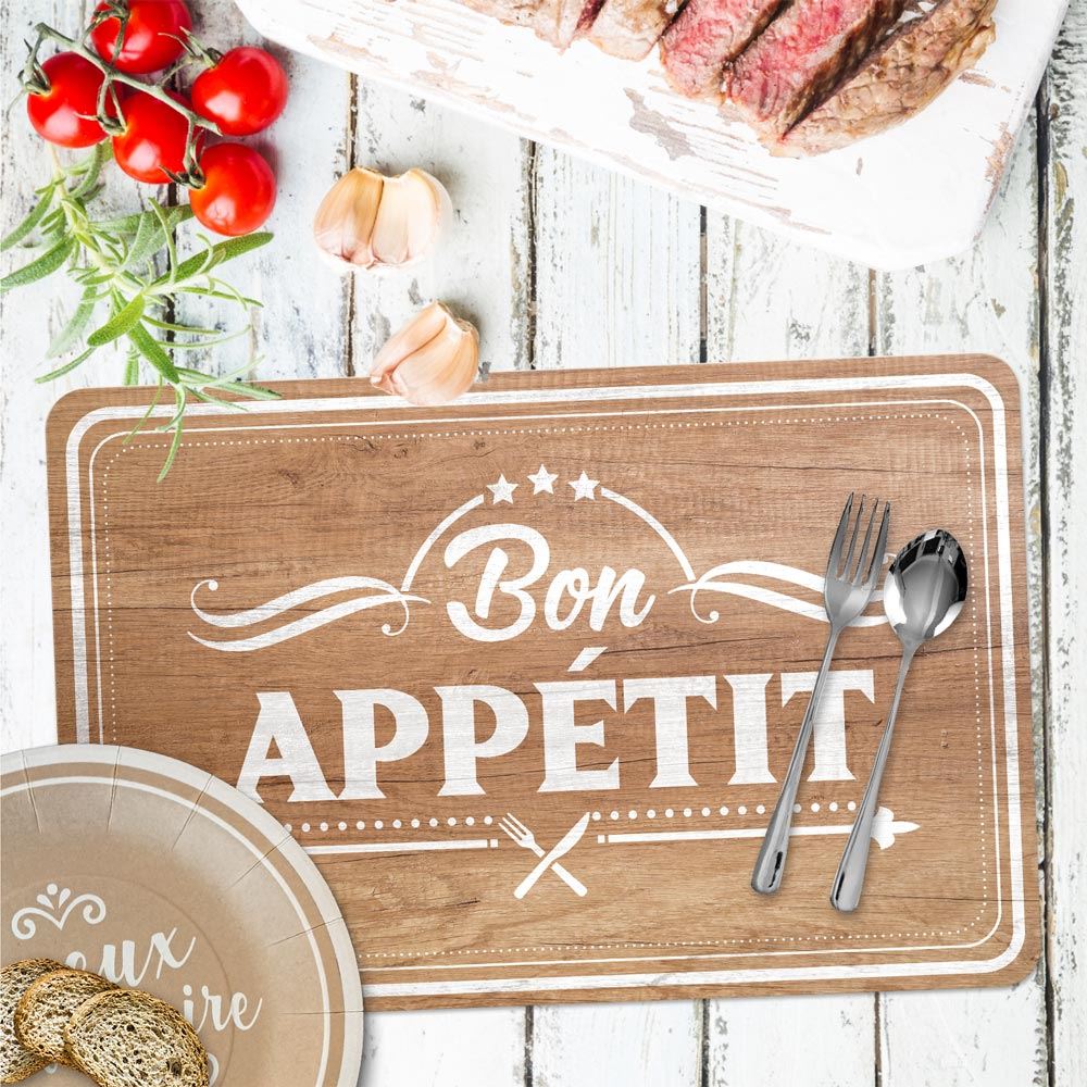 Set de table pvc "bon appetit"