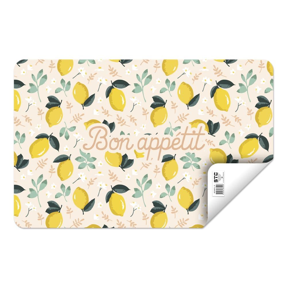 Set de table pvc "bon appetit" citrons