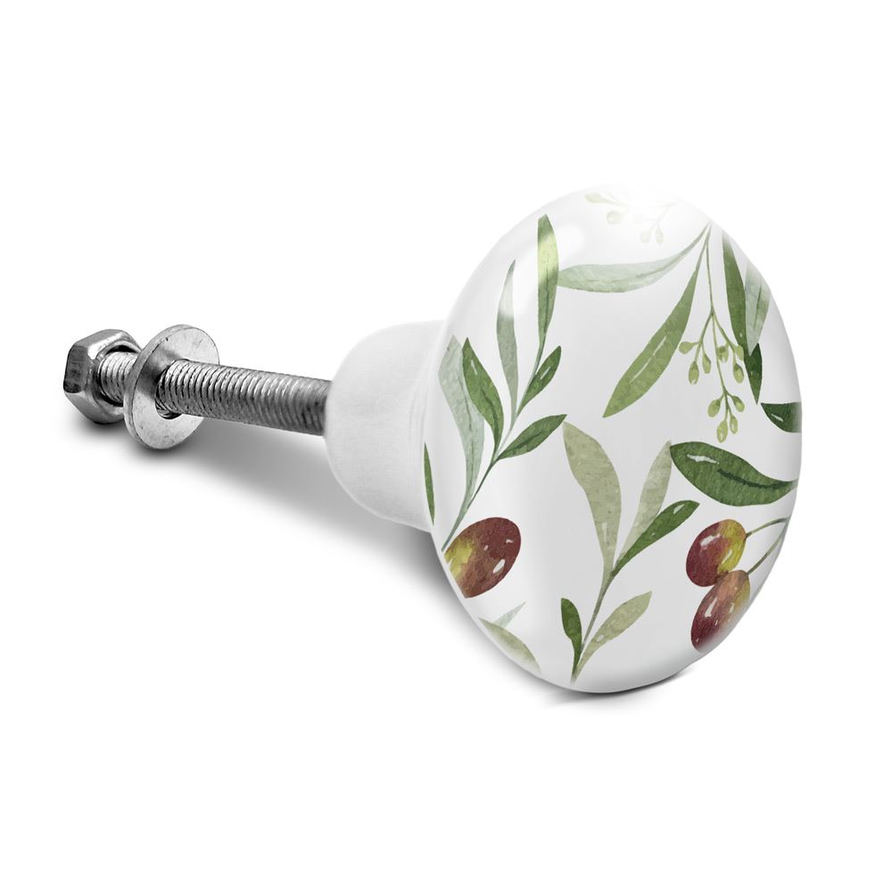 Bouton de meuble olives