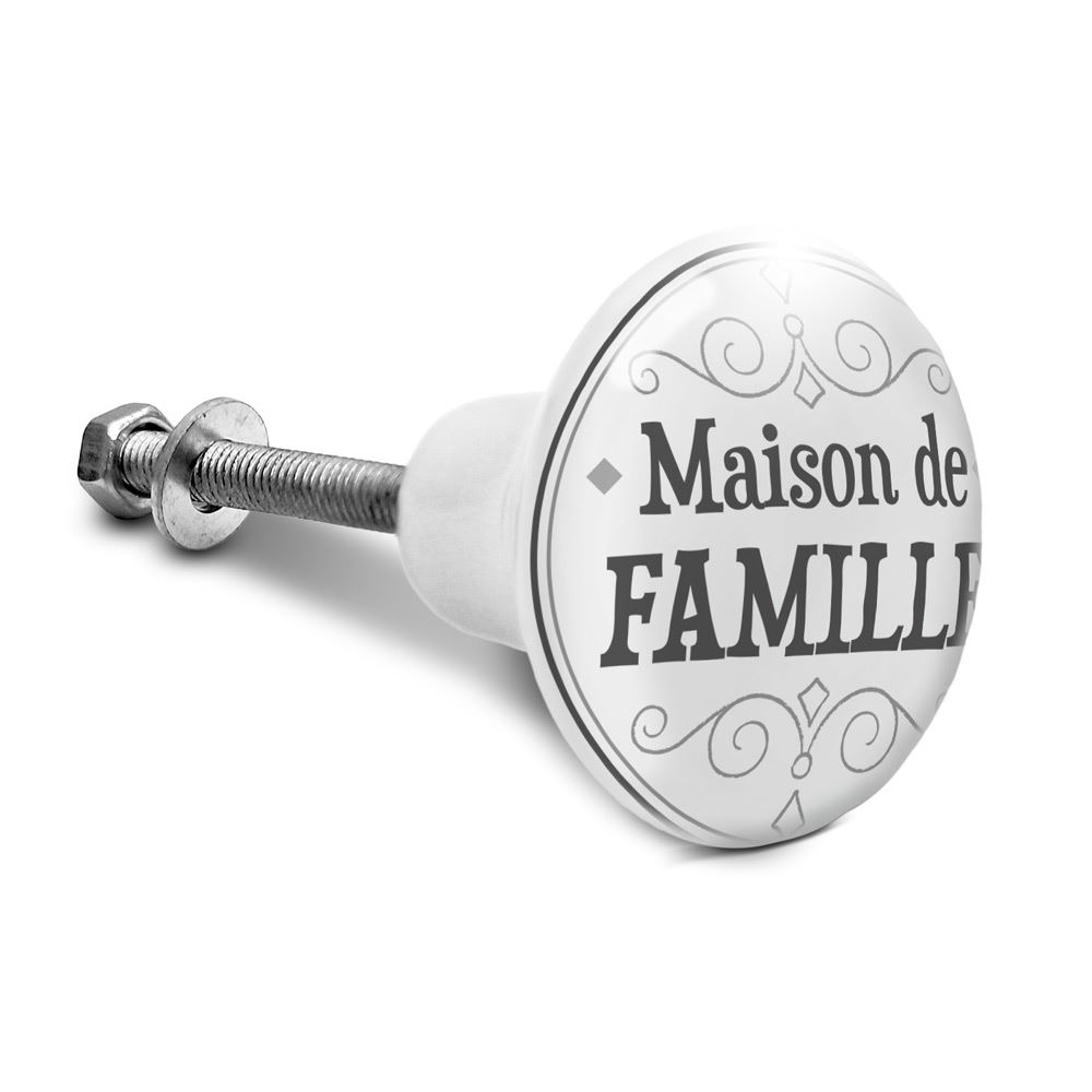 Bouton de meuble maison de famille