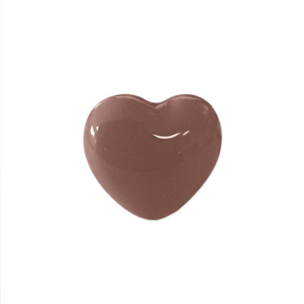 Bouton de meuble coeur rose
