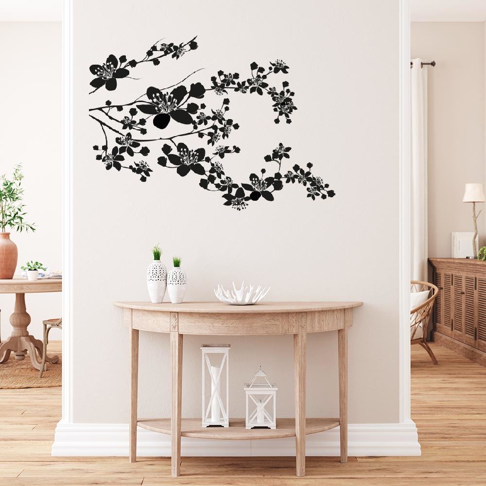 Sticker branche noire