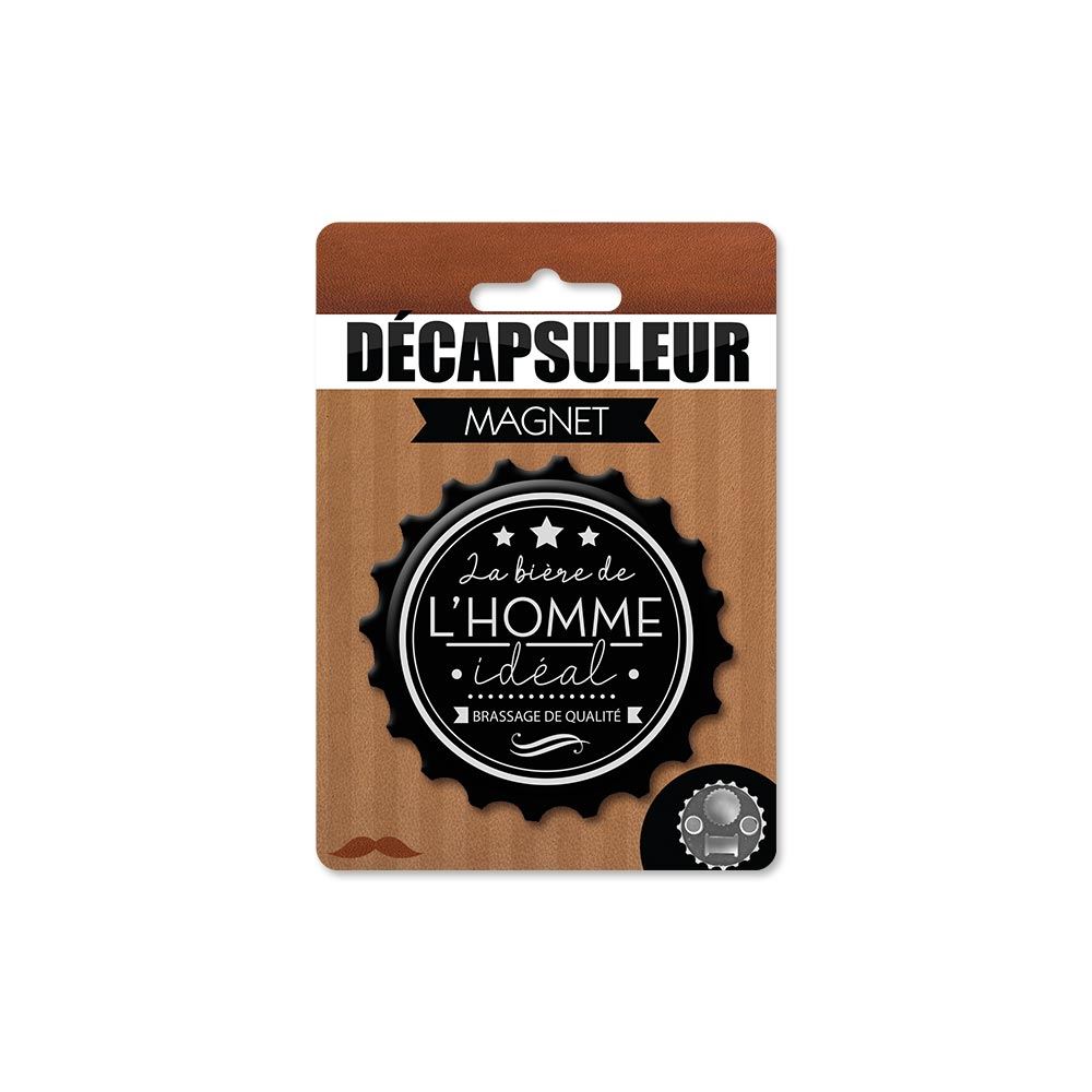 Decapsuleur magnet homme ideal