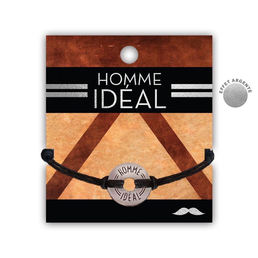 Bracelet homme "homme ideal"