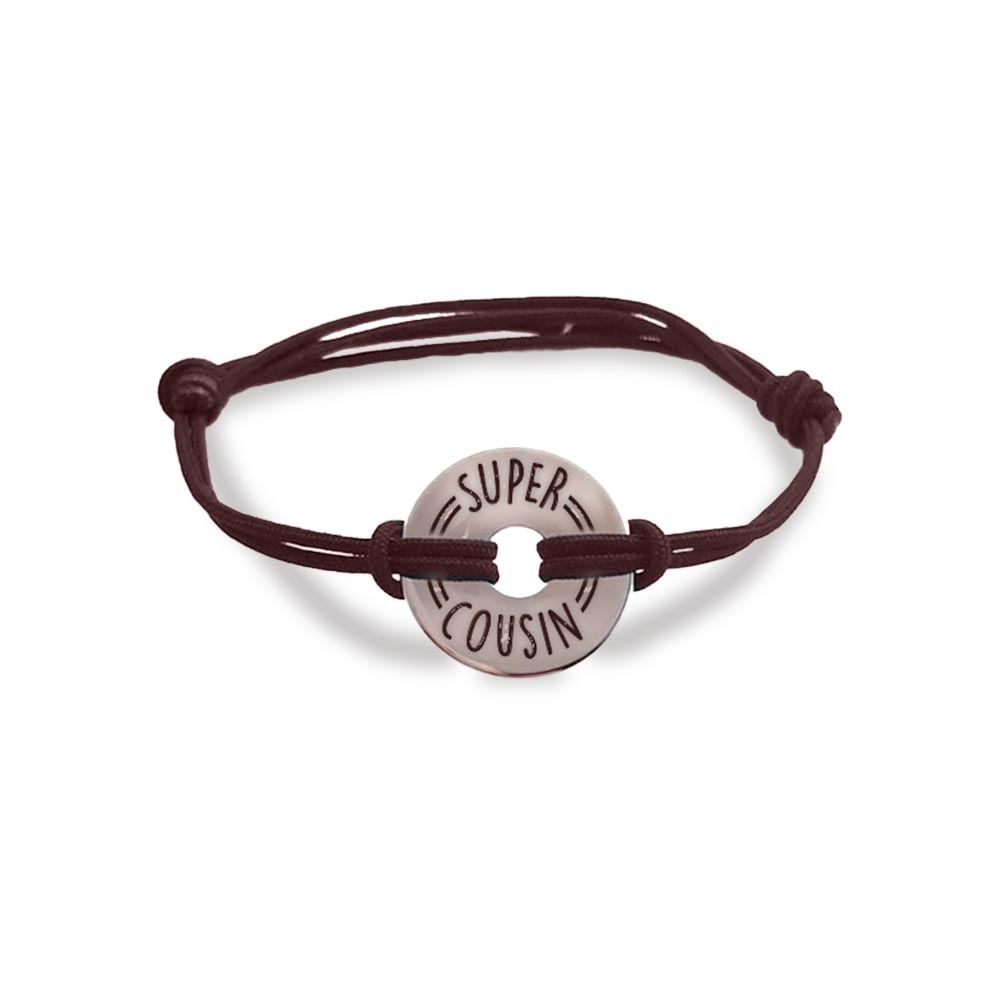 Bracelet homme "super cousin"
