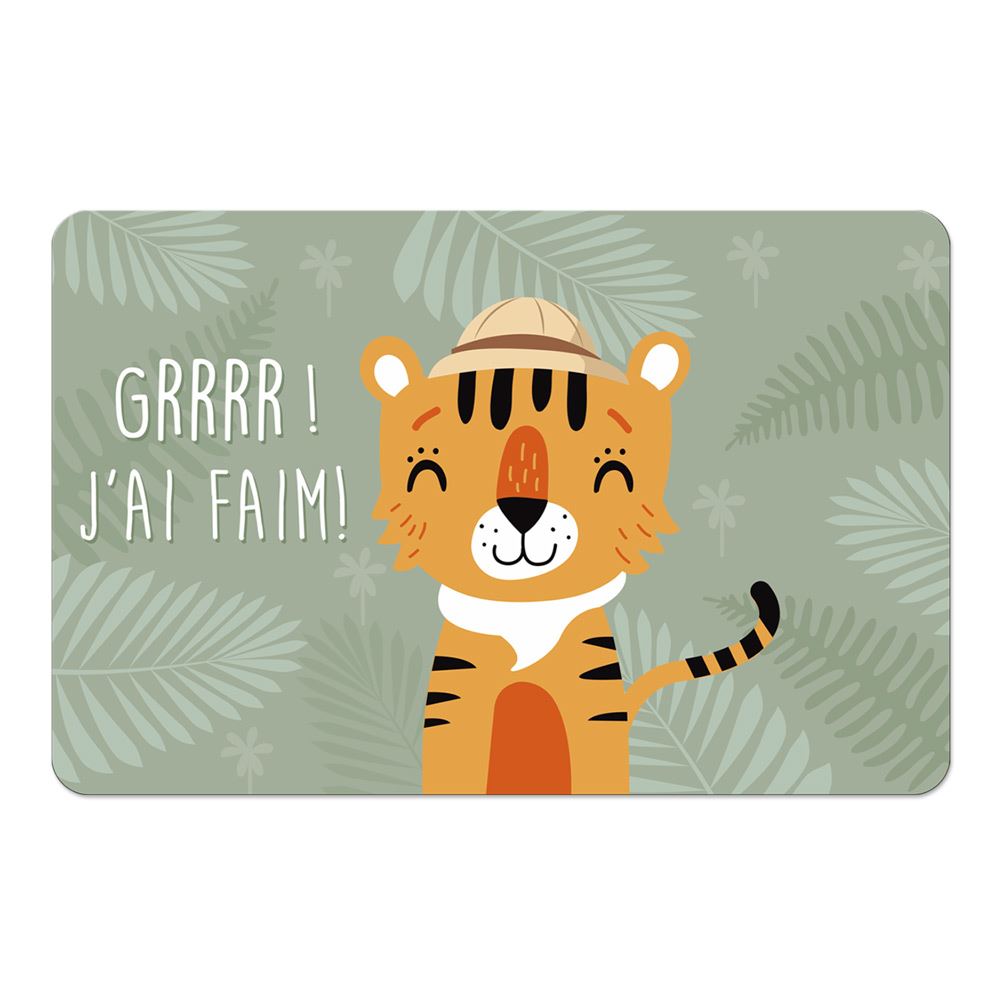 Set de table tigre
