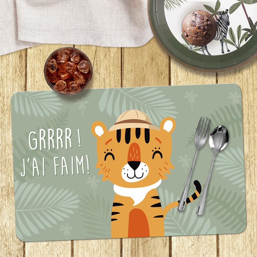 Set de table tigre