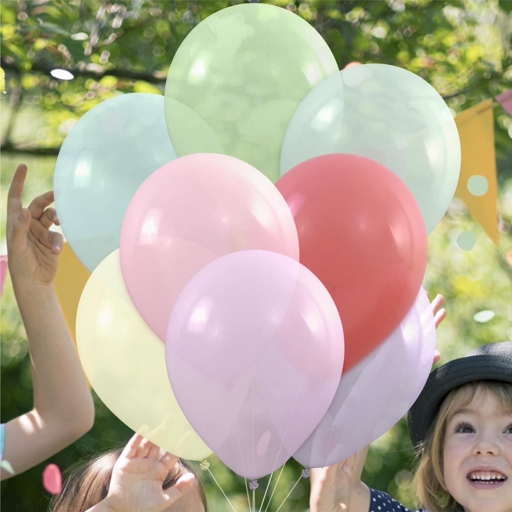 Sachet 100 ballons multicolores
