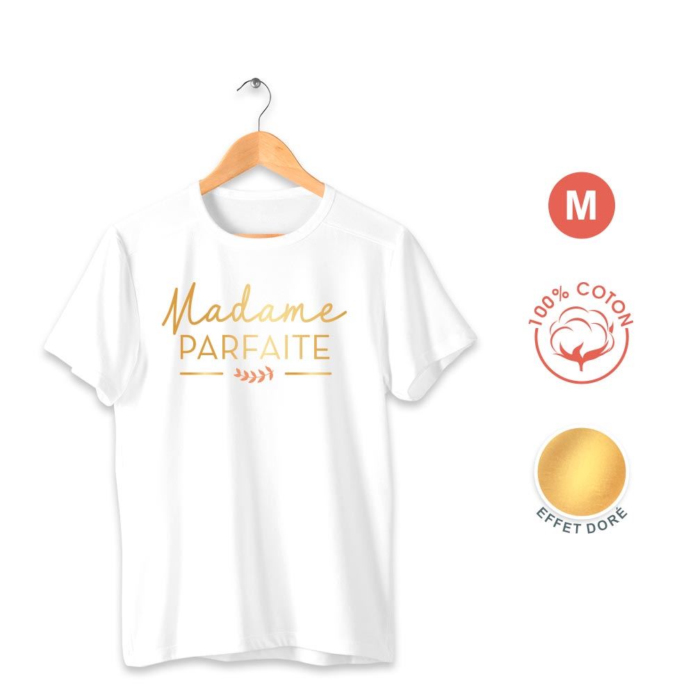 T shirt "madame parfaite" m