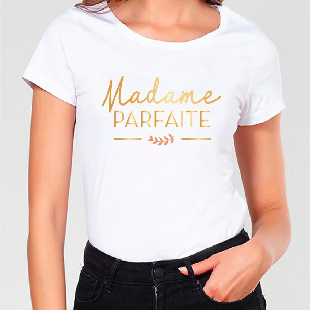 T shirt "madame parfaite" s