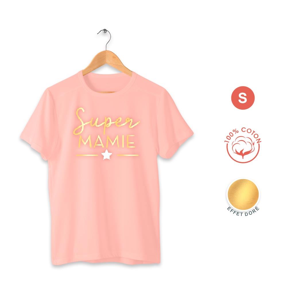T shirt "super mamie" s