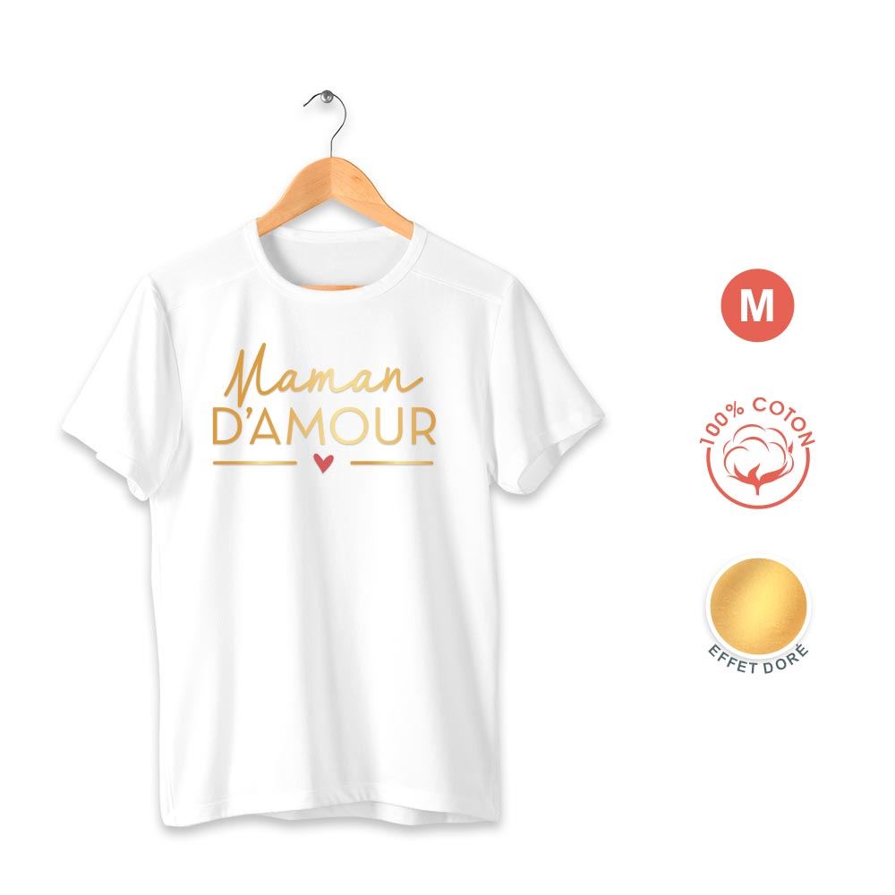 T shirt "maman d amour" m