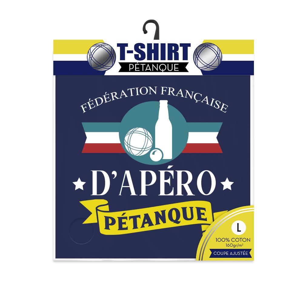T shirt ff d apero petanque l