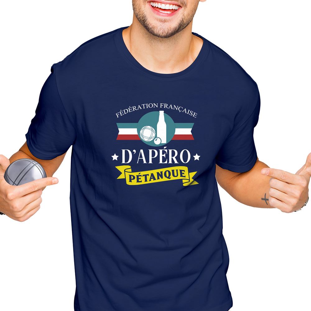 T shirt ff d apero petanque l