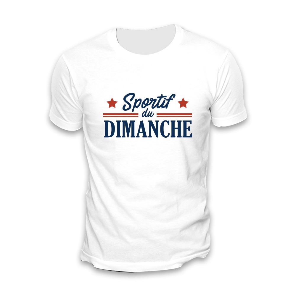 T shirt coco "sportif dimanche"l