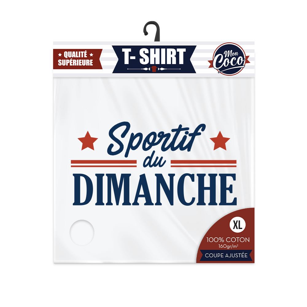 T shirt coco "sportif dimanche" xl