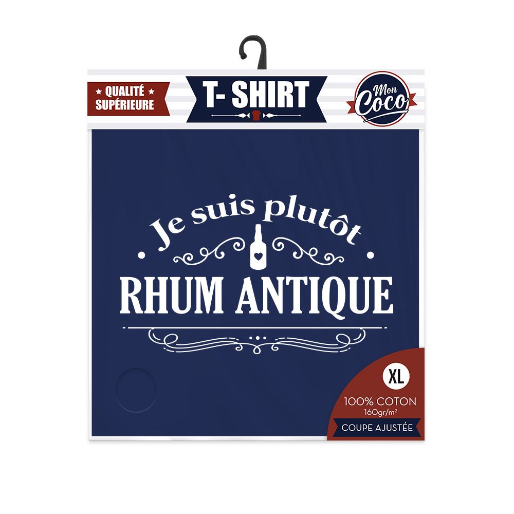 T shirt coco "rhum antique" xl
