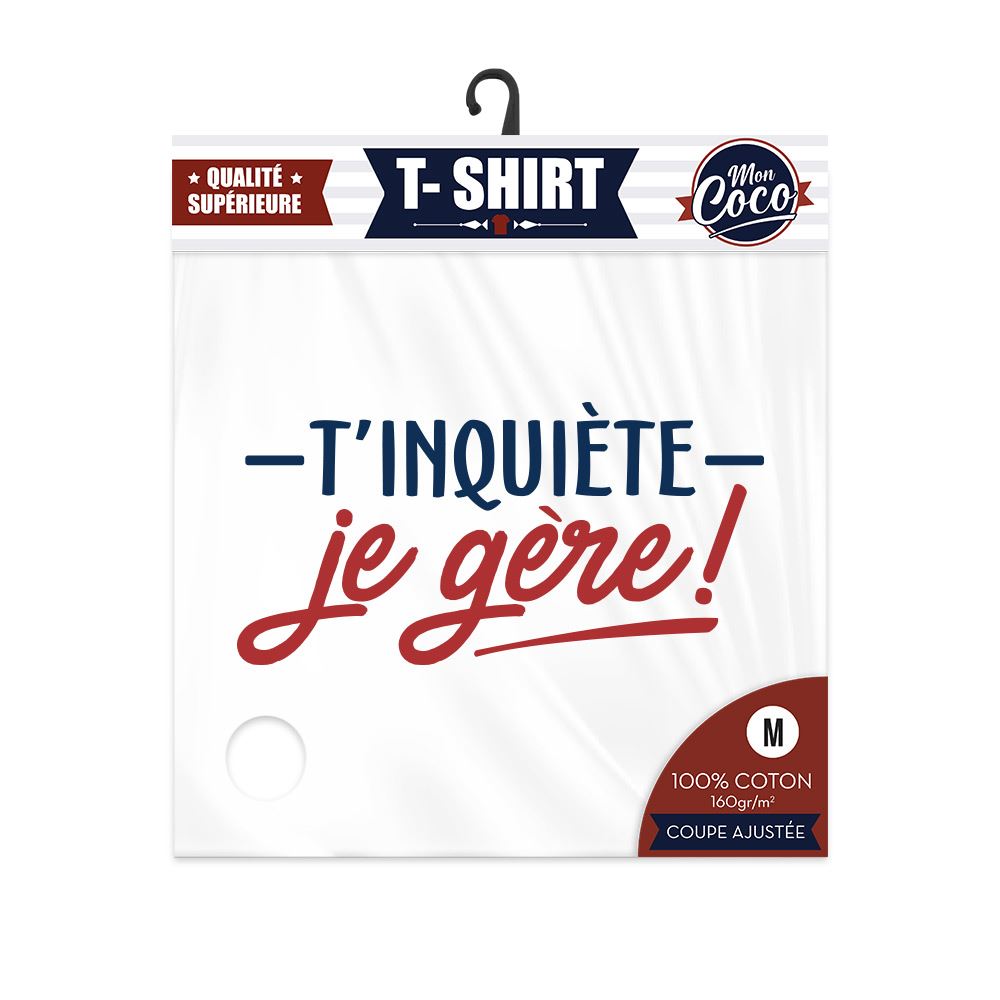 T shirt coco "t inquiete..."  m