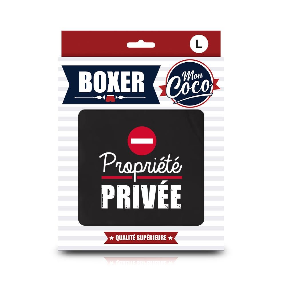 Boxer coco "propriete privee"l