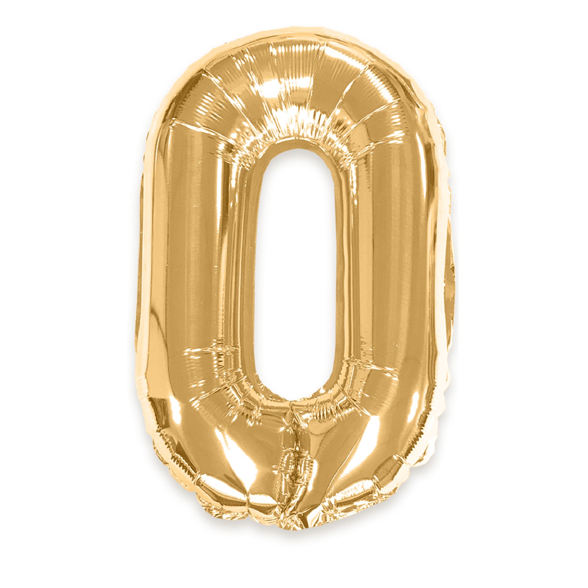 Ballon metallique dore o