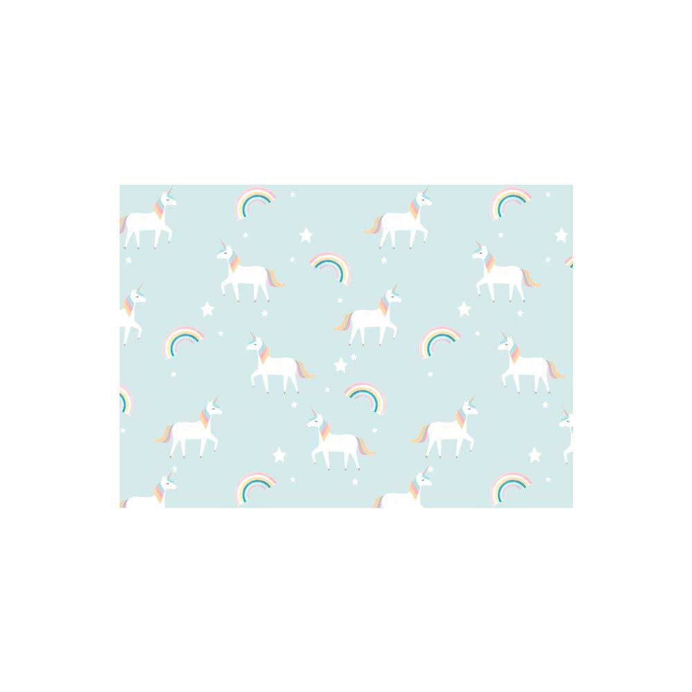 Adhesif licorne arc-en-ciel