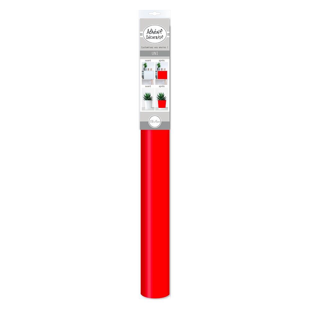 Adhesif rouge uni