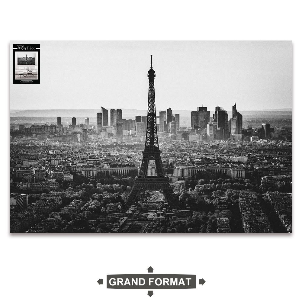 Toile paris tour eiffel 120x80cms