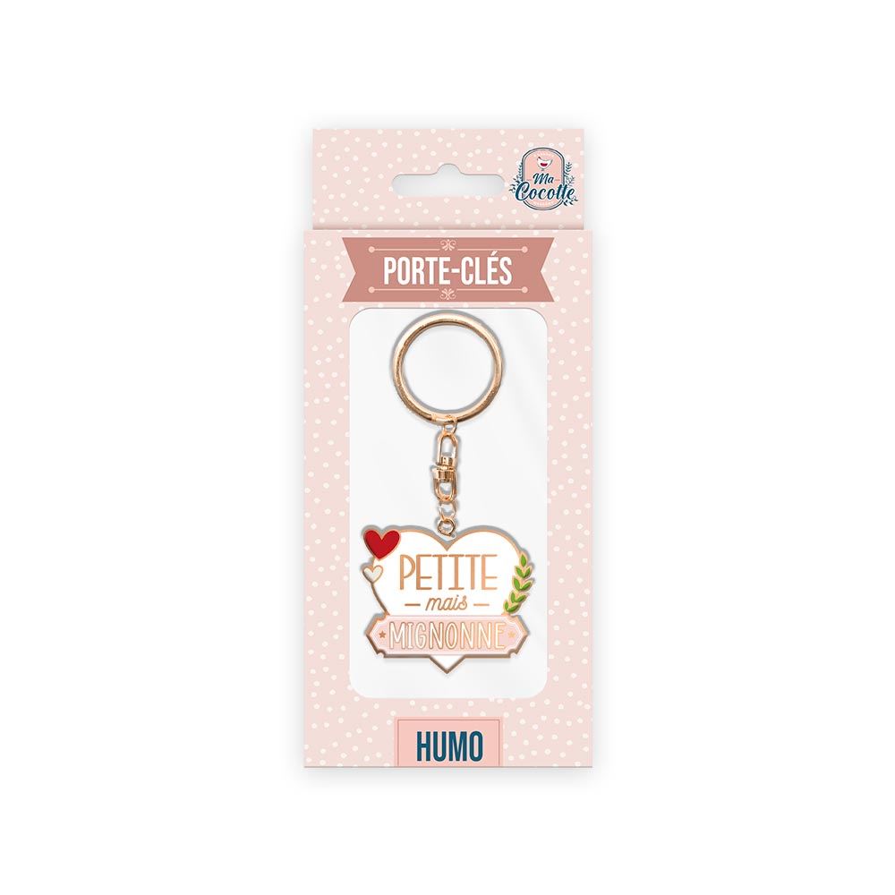Porte cle cocotte "petite mais..."