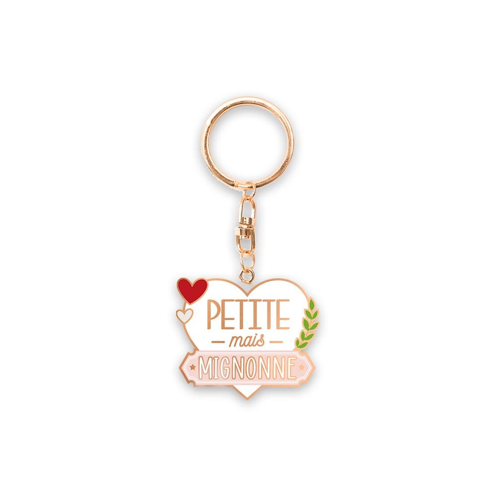 Porte cle cocotte "petite mais..."