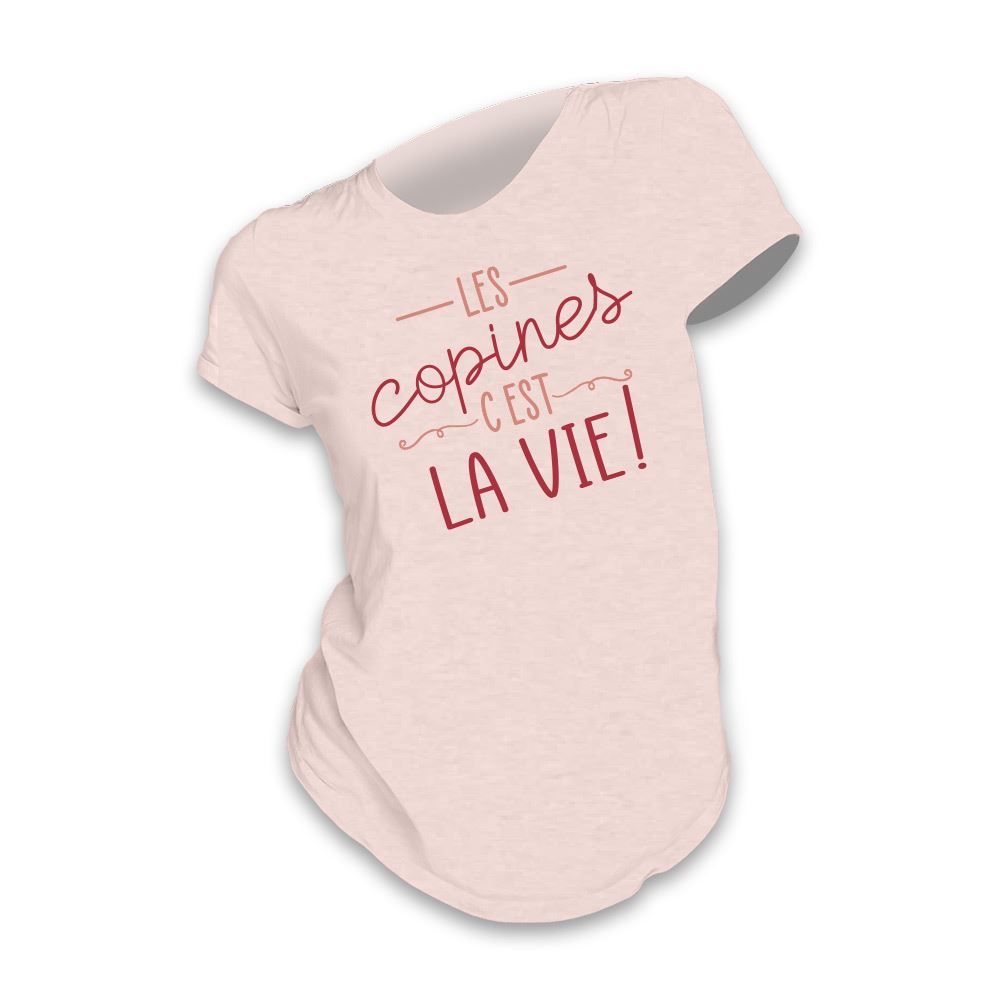 T shirt cocotte "les copines..."m