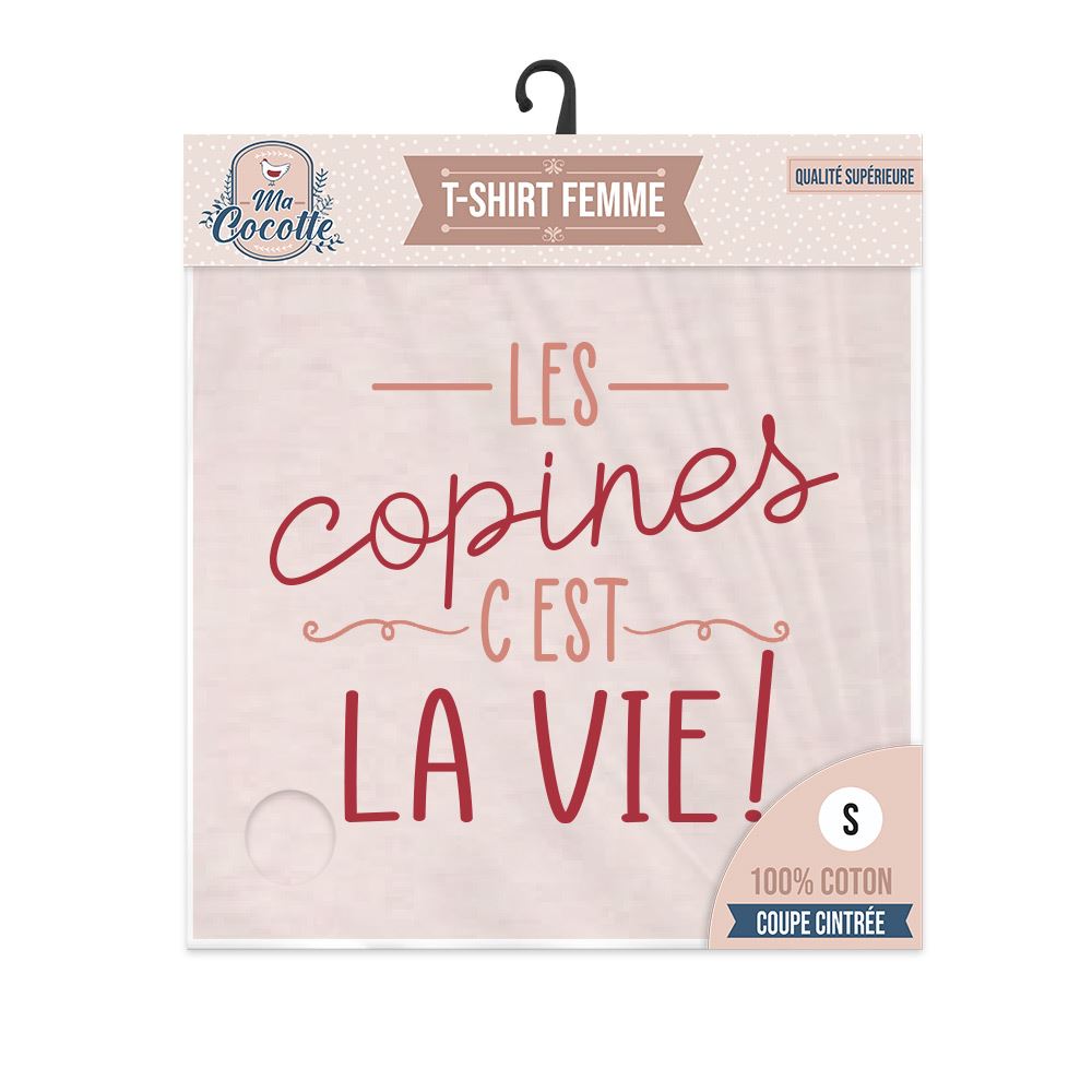 T shirt cocotte "les copines..."s