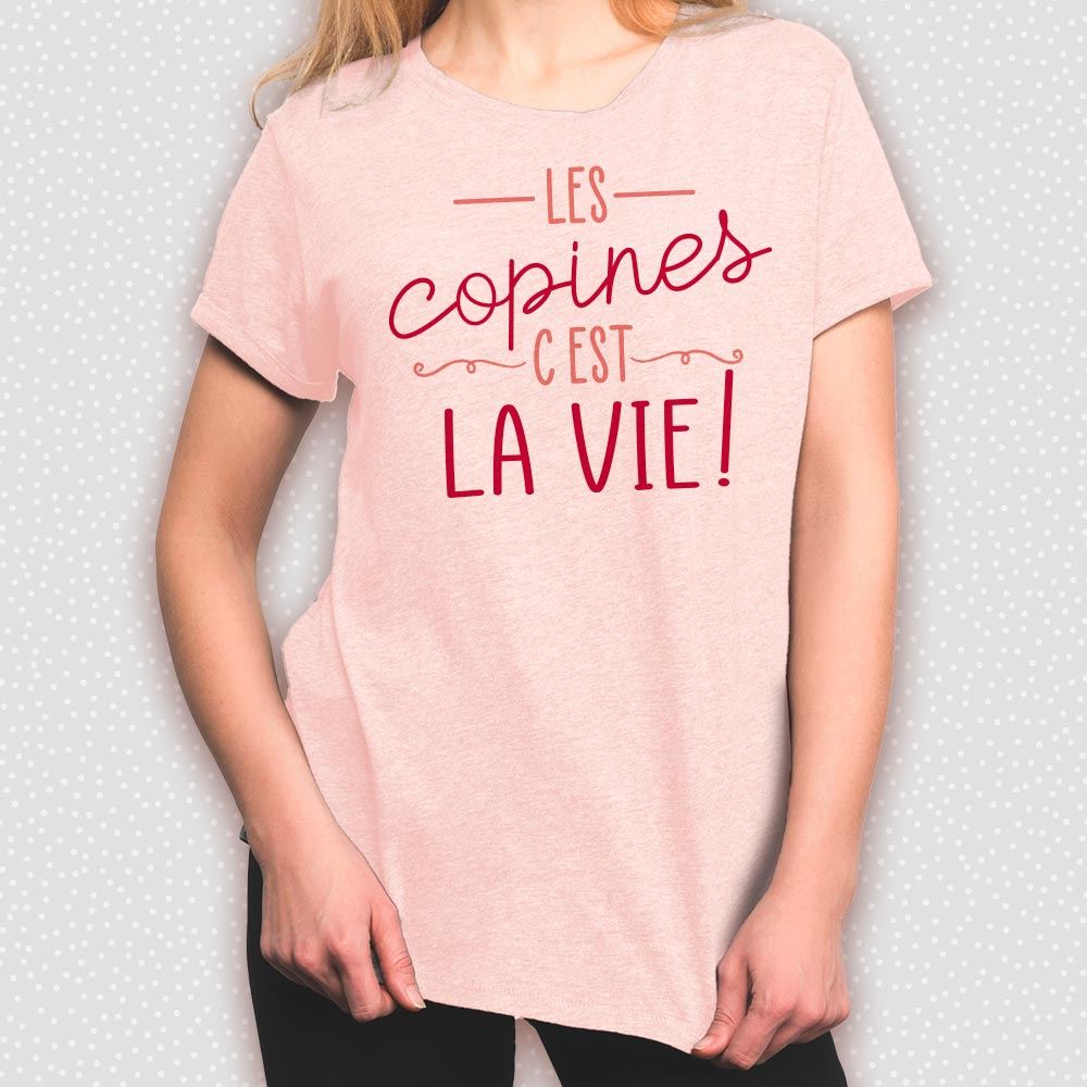 T shirt cocotte "les copines..."s