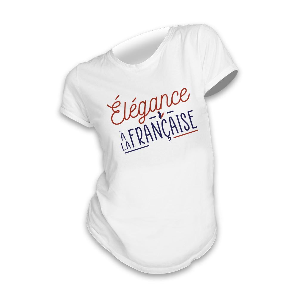 T shirt cocotte "elegance" m