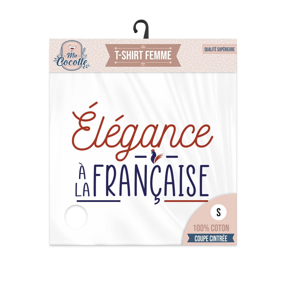 T shirt cocotte "elegance" s
