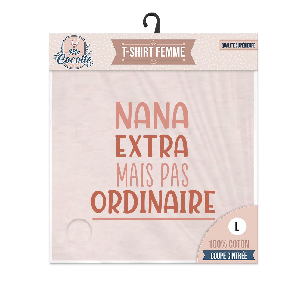 T shirt cocotte "nana extra" l