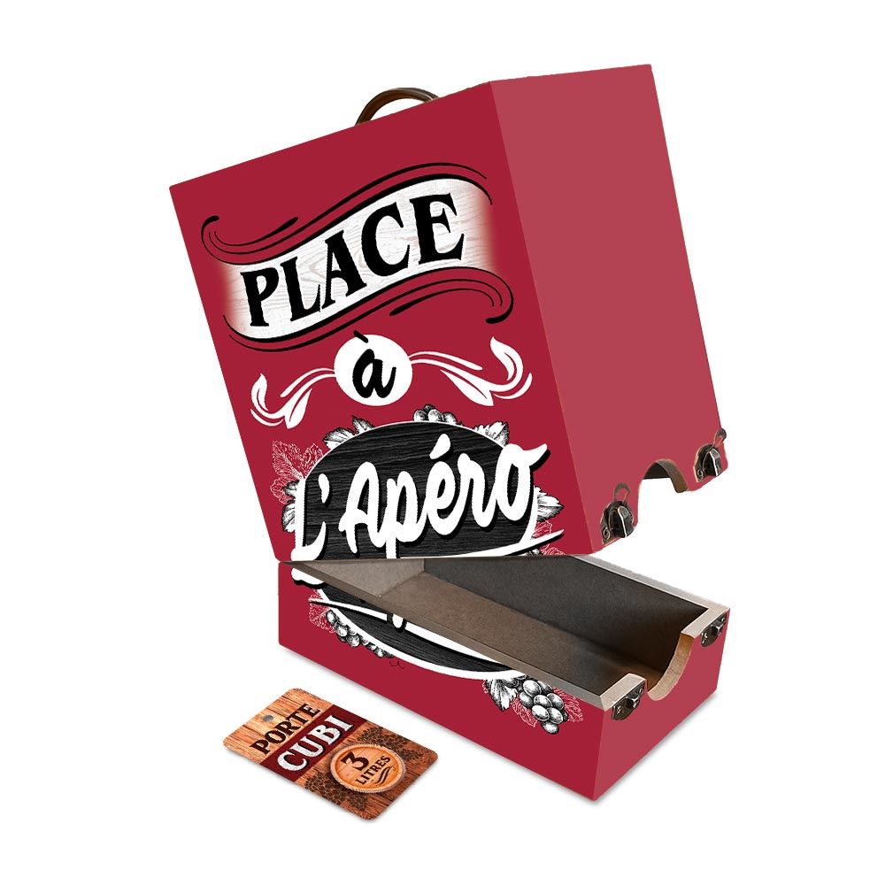 Porte cubi "place a l apero"