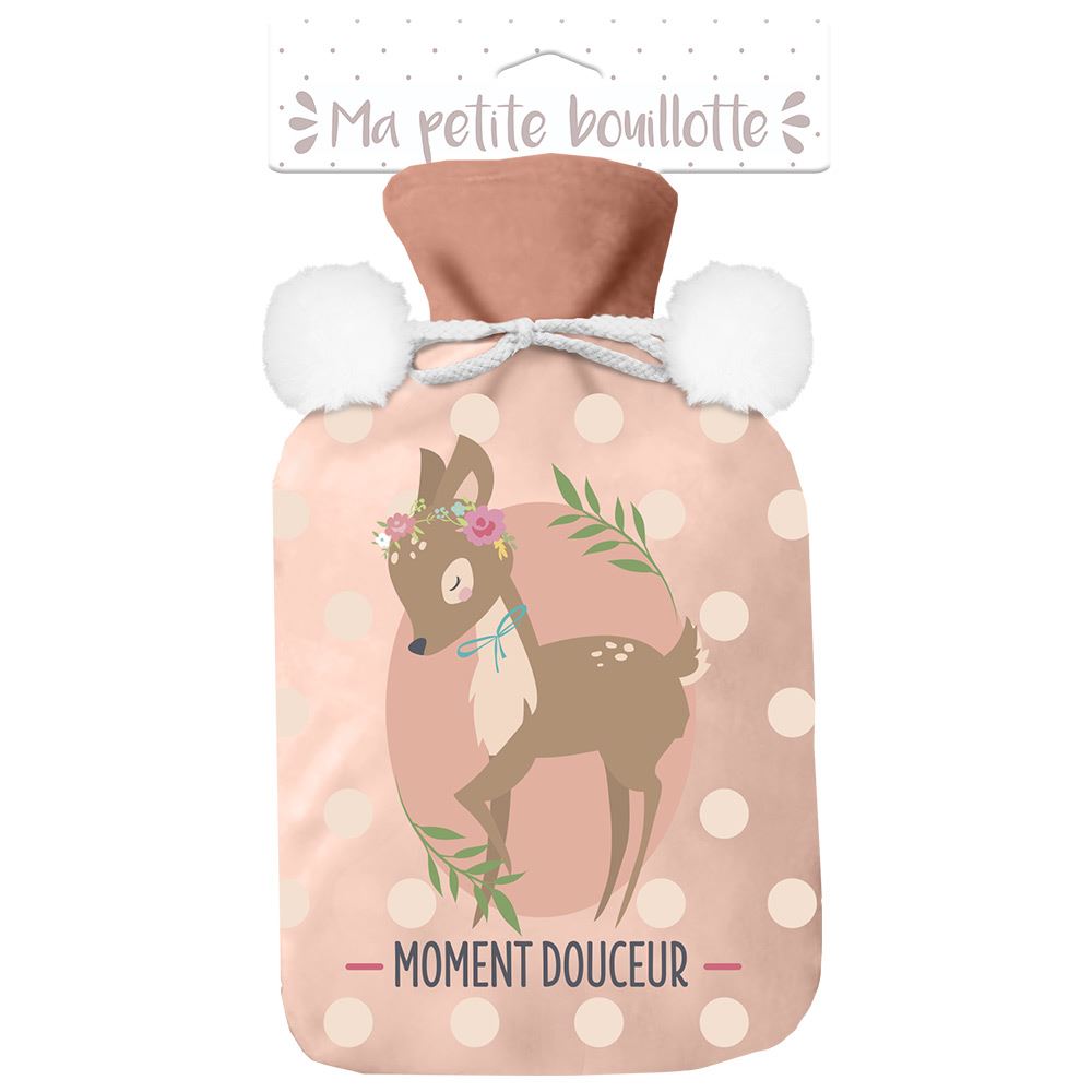 Bouillotte polaire biche