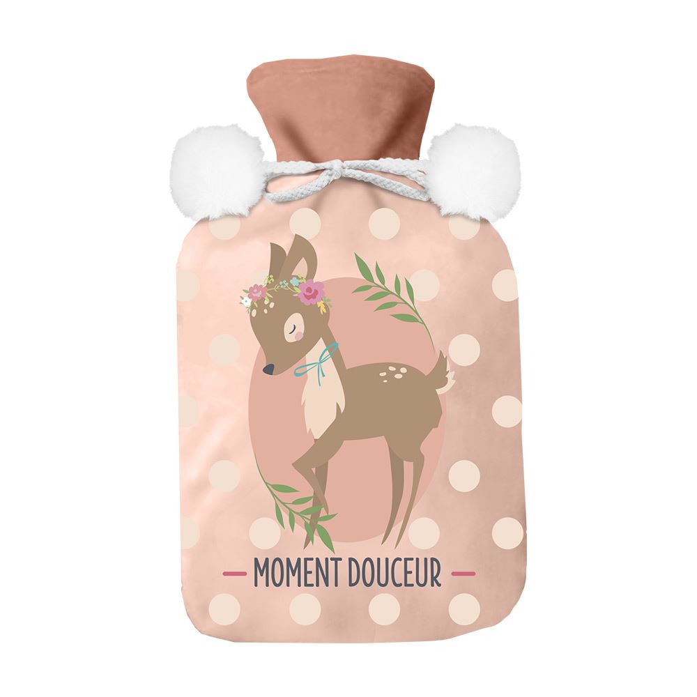 Bouillotte polaire biche