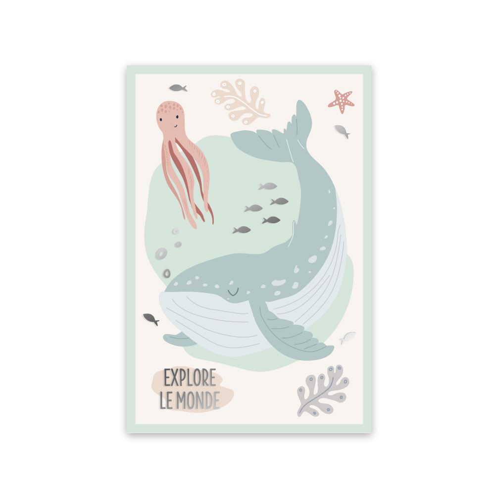 Toile baleine 20x30cms