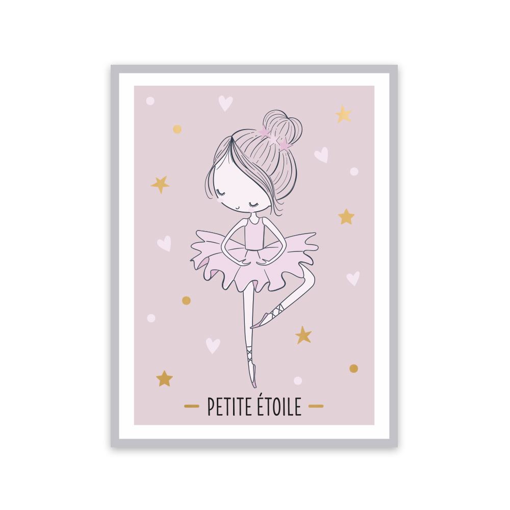 Toile danseuse 30x40cms