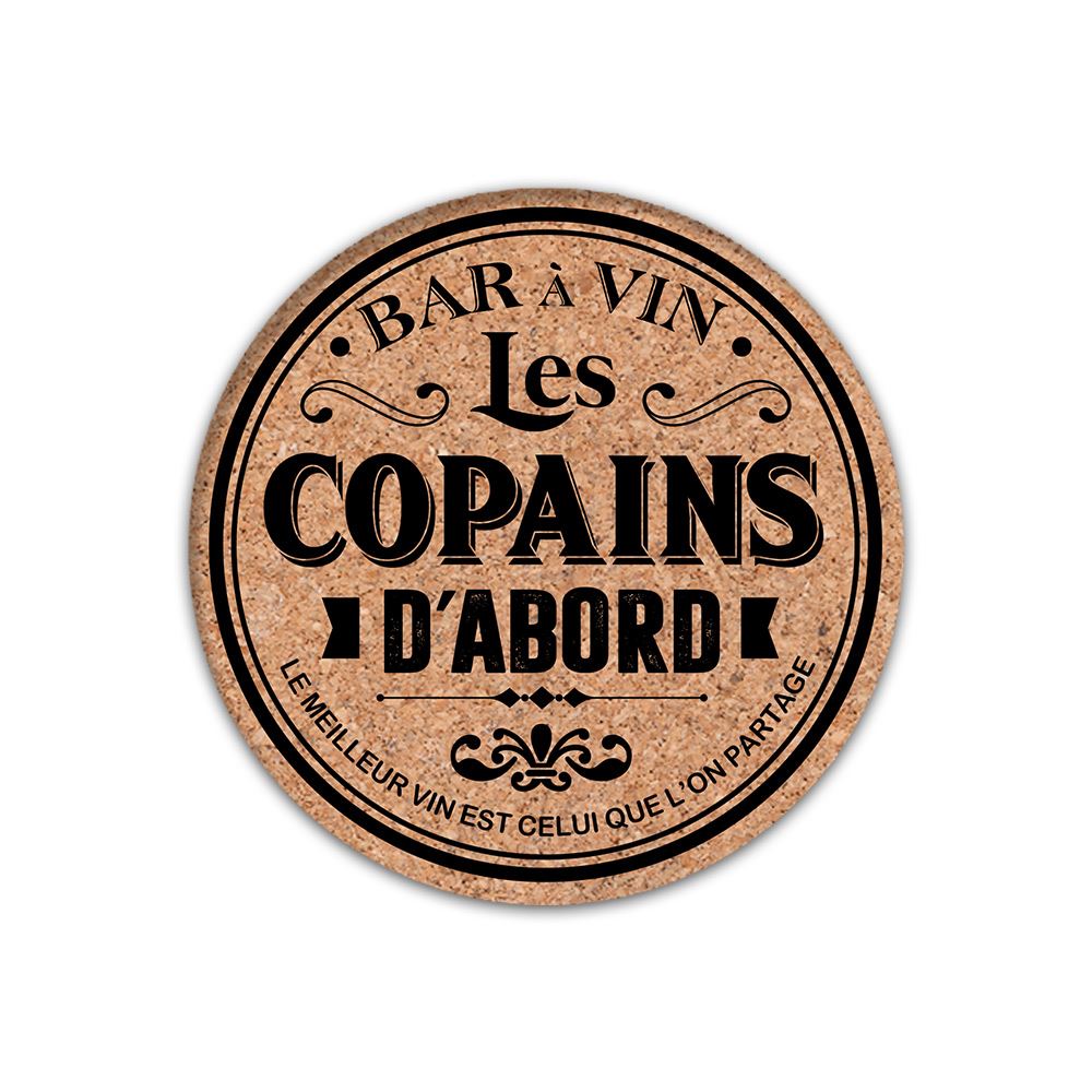 Deco murale bouchons "copains..."